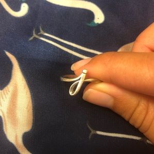 James Avery J initial ring